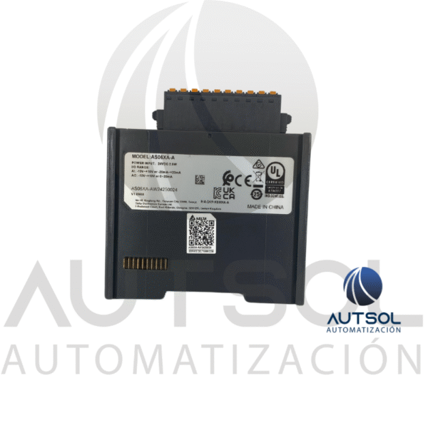 Módulo de E/S Analógicas Delta AS06XA-A – 4 Entradas (16-bit), 2 Salidas (12-bit)