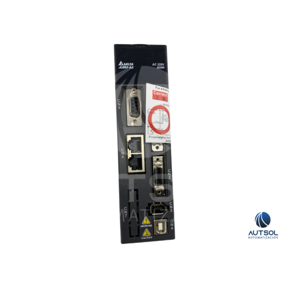 AC Servo Drive Delta ASD-A2-0221-M – 200W, 230V, CANopen, PR Mode