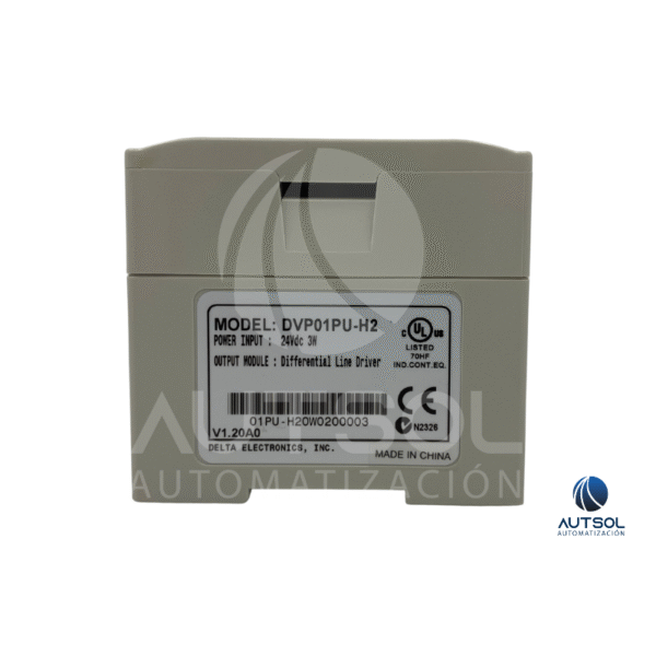 Módulo de Control de Movimiento Delta DVP01PU-H2 – 1 Eje, 200 KPPS