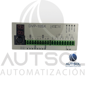 DVP10SX11T (1) PLC Delta DVP10SX11T | 4 Entradas 2 Salidas Transistor NPN | 2 AI + 2 AO Analógicas | Serie DVP-SX