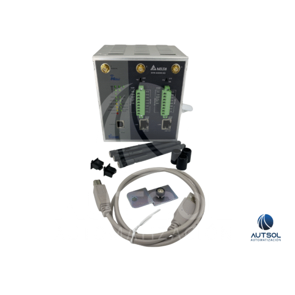 Gateway Inalámbrico Industrial Delta DVW-W02W2-E2 – IEEE 802.11n AP/WDS/Client con Puertos Seriales
