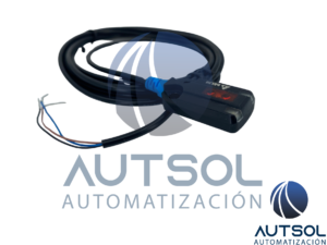 Sensor Fotoeléctrico con Supresión de Fondo (BGS) Delta Electronics PS-FB1-PDB2 | Serie PS | Alcance 5 a 30 mm | Salida PNP / Modo Dark-ON (u operación configurable) | Alimentación 12 a 24 VDC | Cable Integrado 2m