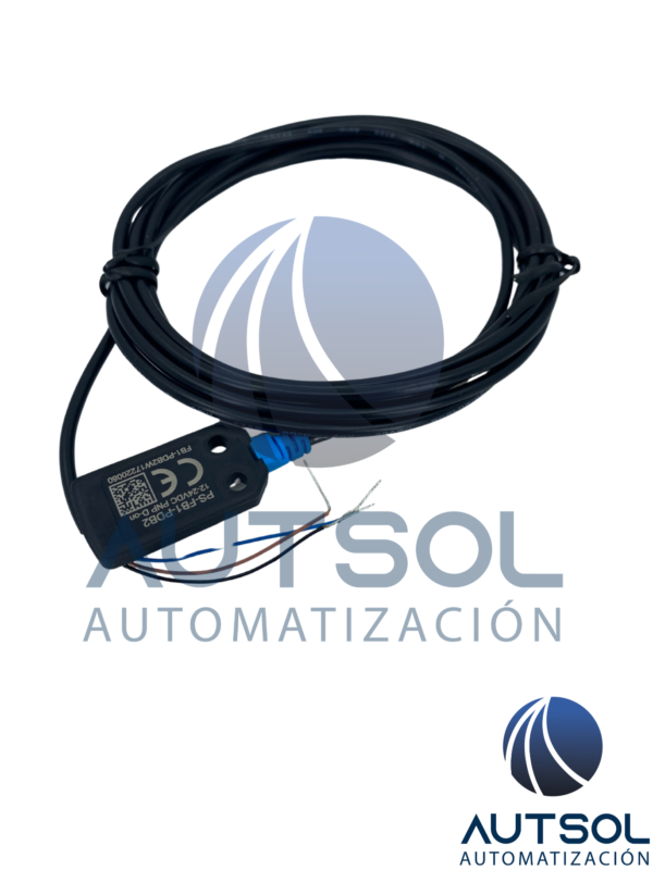 Sensor Fotoeléctrico con Supresión de Fondo (BGS) Delta Electronics PS-FB1-PDB2 | Serie PS | Alcance 5 a 30 mm | Salida PNP / Modo Dark-ON (u operación configurable) | Alimentación 12 a 24 VDC | Cable Integrado 2m