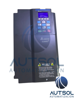 VFD110C23A-21 (1) Variador de Frecuencia de Alto Rendimiento Delta Electronics VFD110C23A-21 | Serie C2000 Plus | 11 kW (15 HP) / 15 kW (20 HP) | Entrada Trifásica 200-240 VAC | Salida Trifásica 0-240 VAC | Corriente Nominal 49 A (Heavy Duty) / 65 A (Normal Duty) | Montaje en Placa / Panel (Tornillos)