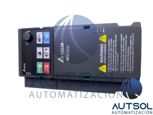 Variador de Frecuencia Compacto Delta Electronics VFD9A0MS43ANSAA | Serie MS300 | 3.7 kW (5 HP) / 4.0 kW | Entrada Trifásica 380-480 VAC | Salida Trifásica 0-480 VAC | Corriente Nominal 9.0 A | Función STO (SIL 2) |Panel