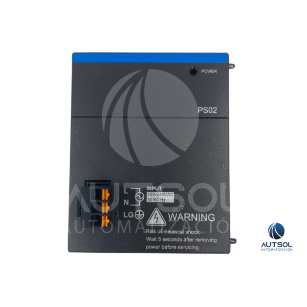 AS-PS02 (1) Fuente de Alimentación Delta AS-PS02 – 100-240Vac a 24Vdc, 1.5A/0.5A