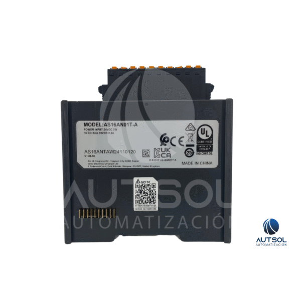 AS16AN01T-A (4) Módulo de E/S Delta AS16AN01T-A – 16 Salidas Digitales NPN Sinking