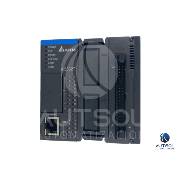 PLC Delta AS332T-A – 16DI/16DO, 6-Ejes HS, 128K Pasos