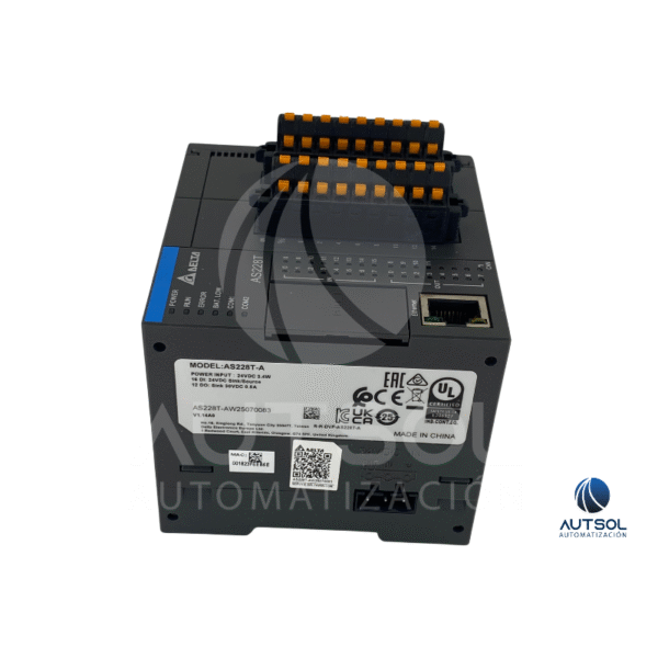 PLC Delta AS200 AS228T-A – NPN, Ethernet, 28 I/Os