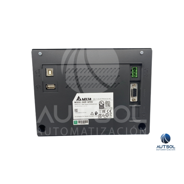 DOP-107BV (2) Panel de Operador Delta DOP-107BV – Panel Táctil Básico de 7 pulgadas