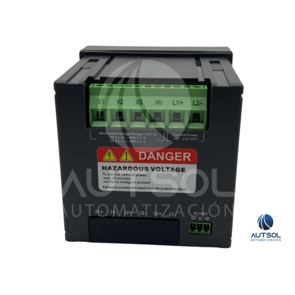 Medidor de Potencia Digital Delta DPM-C520 – Multifuncional 3-Fases con MODBUS-RTU y LCD