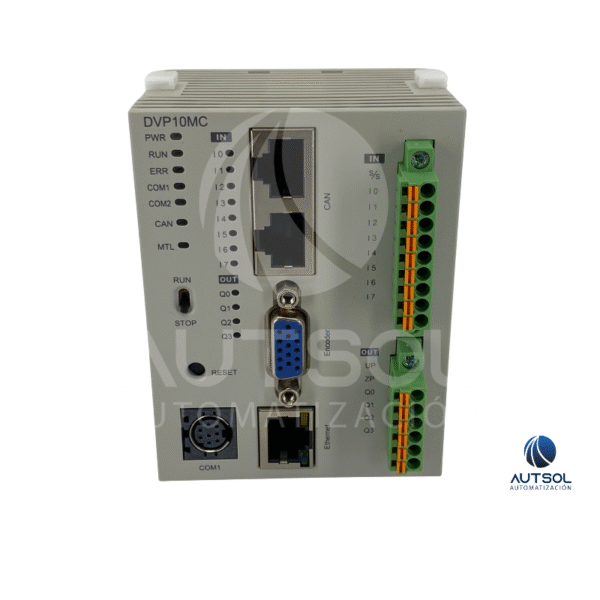 Controlador de Movimiento Delta DVP10MC11T – 8 Ejes Sincronizados, CANopen, Modbus TCP/IP