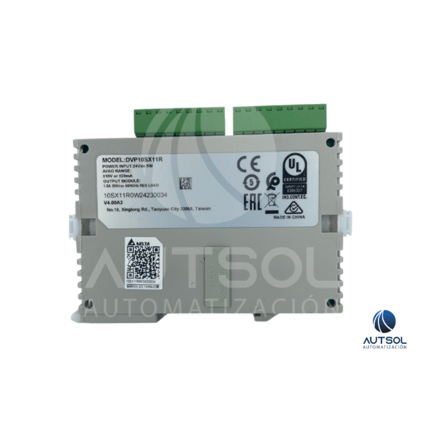 DVP10SX11R (3) PLC Delta DVP10SX11R – CPU 24VDC 2AI 2AO 4DI 2DO Relay
