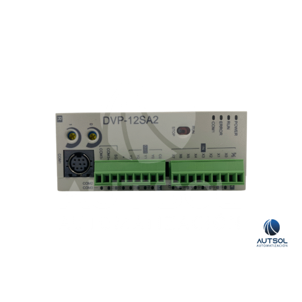DVP12SA211R (1) PLC Delta DVP12SA211R – 8DI/4DO, 24VDC, Salida a Relé