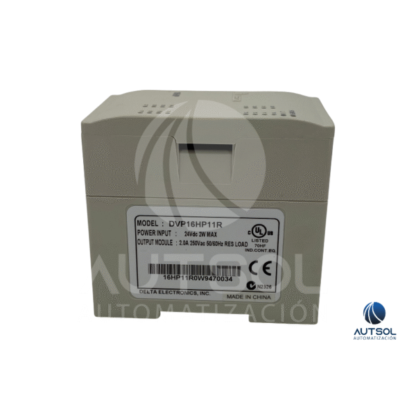 DVP16HP11R (2) Módulo de Expansión Digital I/O Delta DVP16HP11R – 8DI 24VDC / 8DO Relay