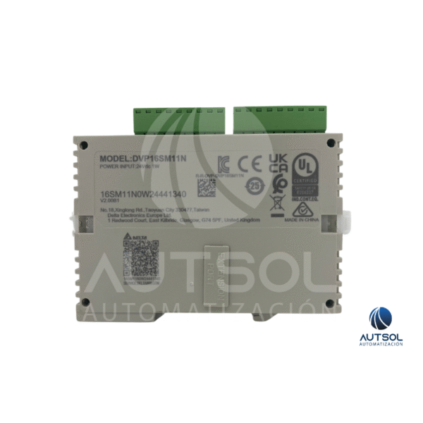 DVP16SM11N (2) Módulo de Expansión PLC Delta Electronics DVP16SM11N – Entradas Digitales