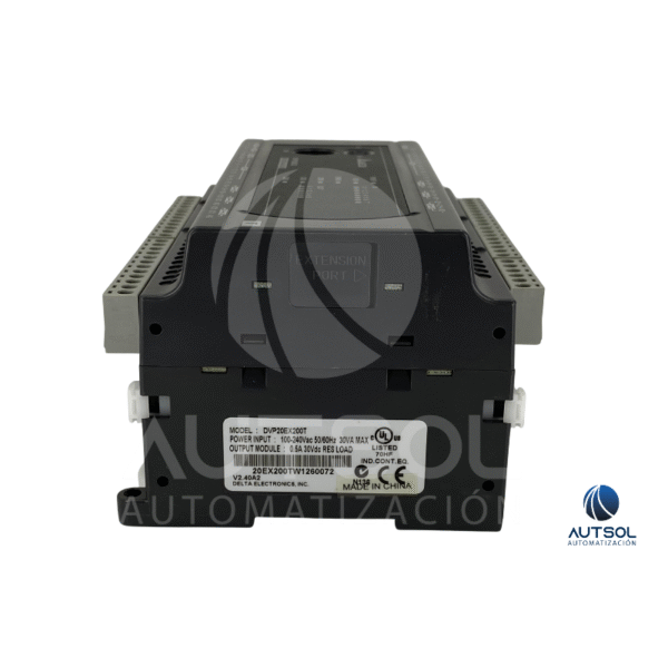 DVP20EX200T (3) PLC Delta DVP20EX200T – E/S Mixtas, Salidas Transistor, 100-240V AC