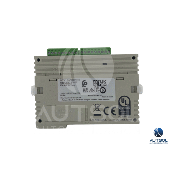 PLC Delta DVP28SV11T2 – 16 Entradas/12 Salidas DC, Alta Velocidad