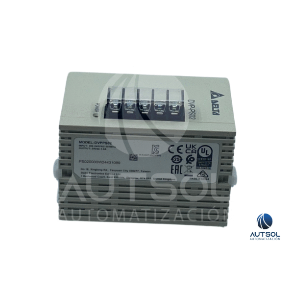 Dvpps02 (2) Fuente de Alimentación Delta DVPPS02 – 2 Amp para serie DVP-S