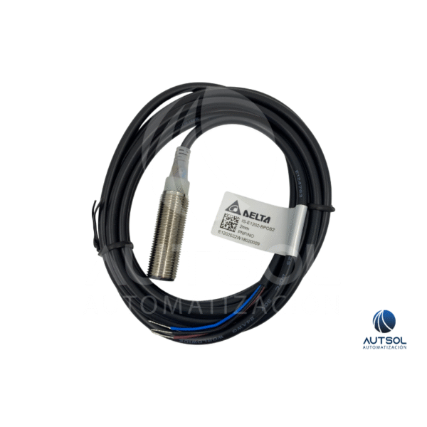 Sensor de Proximidad Inductivo Delta IS-E1202-BPOB2 – M12, 4mm, No Aislado