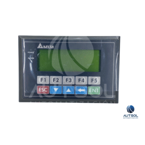 Panel de Texto HMI Delta TP04G-AL-C – Monocromático, 4 Líneas, RS-232