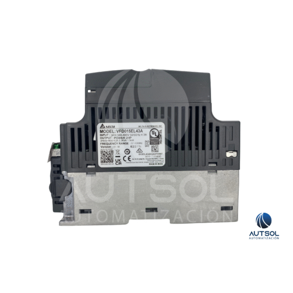 VFD015EL43A (3) Variador de Frecuencia Delta VFD015EL43A – 2hp 480V Micro Drive con Filtro EMI