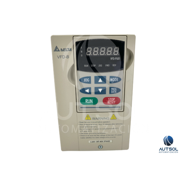 Variador de Frecuencia Delta VFD022B43B – 3 HP, 460V Trifásico