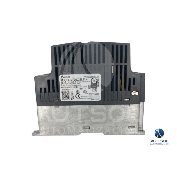 Variador de Frecuencia Delta VFD022EL21A – 3hp 230V Micro Drive