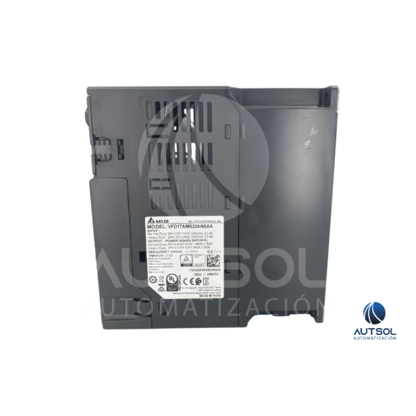 VFD17AMS23ANSAA (3) Variador de Frecuencia Delta MS300 – 5HP 3.7kW 230V 3 Fases