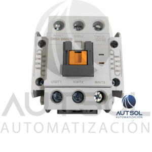 Contactor Trifásico Carlo Gavazzi CC32SA120 | 32A AC-3 | Bobina 120VAC | 3 polos + 1NA+1NC auxiliar | Riel DIN