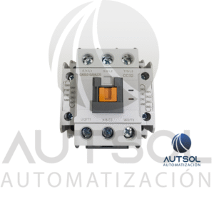 Contactor Trifásico Carlo Gavazzi CC32SA220 | 32A AC-3 | Bobina 220VAC | 3 polos + 1NA+1NC auxiliar | Riel DIN
