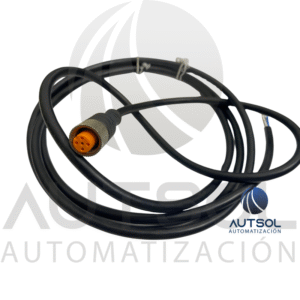 Cable Sensor Carlo Gavazzi CONB15NF-S2 | M12 Hembra Recto 5 Pines | 2 Metros PVC Conector M12