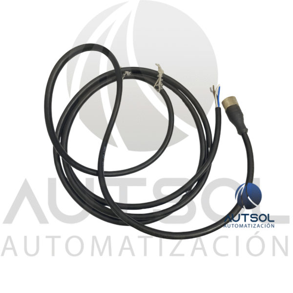 Cable Sensor Carlo Gavazzi CONB15NF-S2 | M12 Hembra Recto 5 Pines | 2 Metros PVC Conector M12