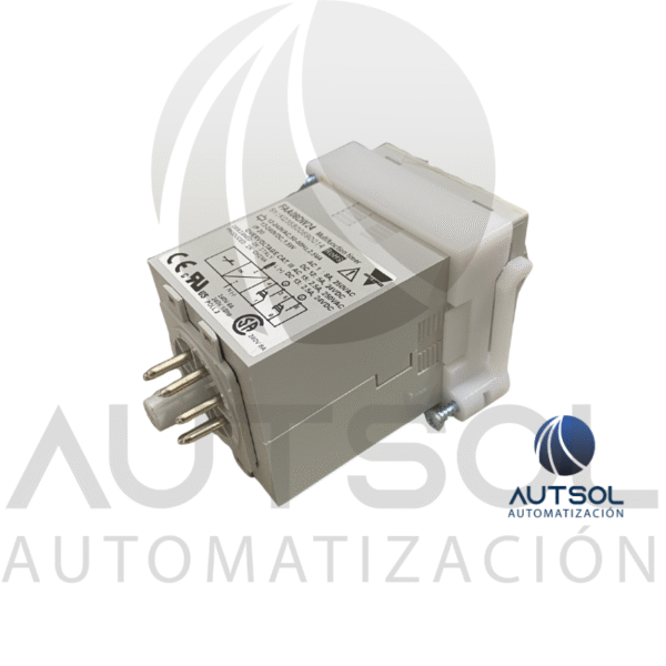 Temporizador Multifunción Carlo Gavazzi FAA08DW24 | 8 Funciones | 24V AC/DC | Base Octal 8 Pines DPDT