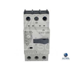 Guardamotor Carlo Gavazzi GMS-32H 10A | Manual Arrancador 6-10A | Protección Motor Trifásico Riel DIN Pulsador