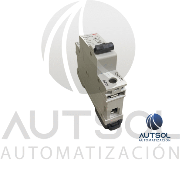 GSB631PC4 (2) Interruptor Termomagnético Carlo Gavazzi GSB631PC4 | 1 Polo 4A Curva C | MCB Riel DIN 6kA