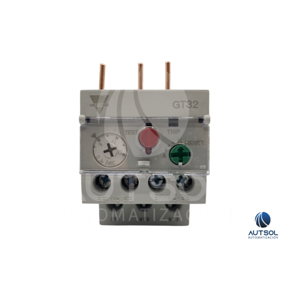 Relé Térmico Carlo Gavazzi GT32S13A | 9-13A | Protección Sobrecarga Motor Trifásico | Para Contactor CC12-CC32
