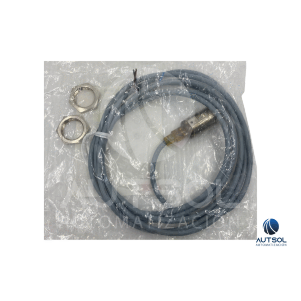 Sensor Inductivo Carlo Gavazzi M18 ICB18S30F05NO | 5mm Rasante | Salida NPN NA | Cuerpo Corto 10-36VDC