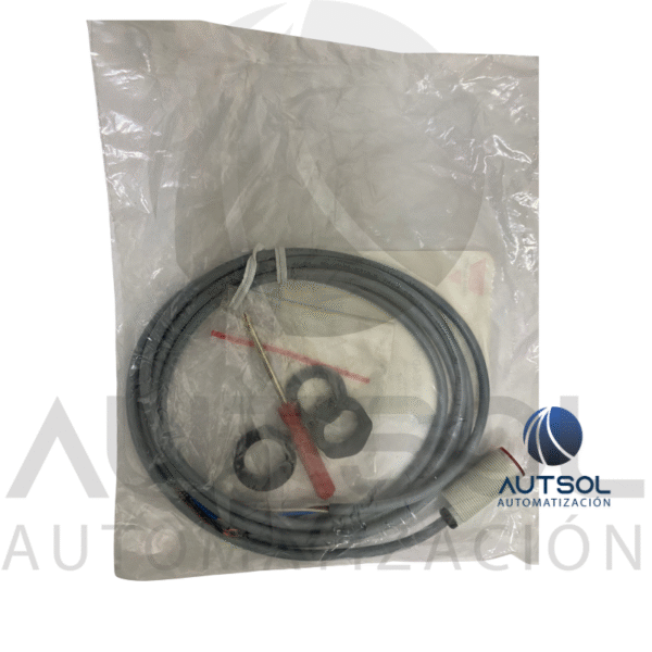 Sensor Fotoeléctrico Carlo Gavazzi M18 PA18CAD10PASA | Difuso 1m (1000mm) | Cable Axial PNP NA+NC Ajustable
