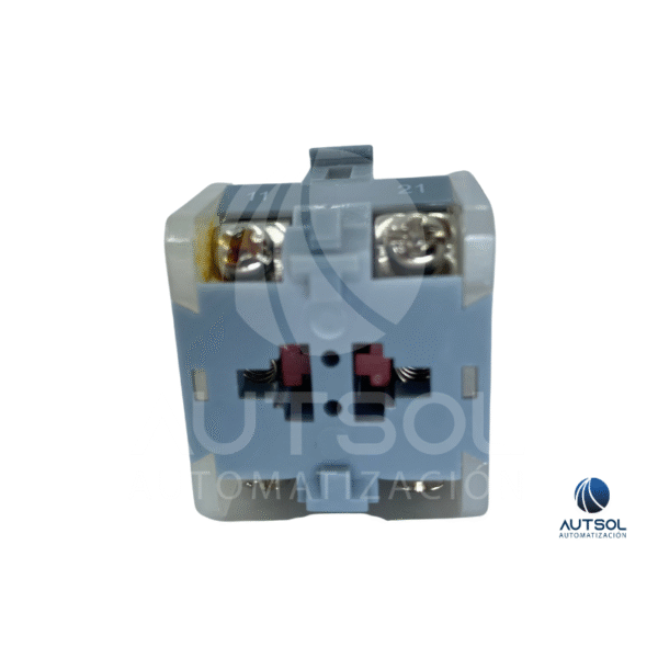 Bloque de Contacto Carlo Gavazzi PA2020/2 | 2NC (Doble Cerrado) 10A | Acción Lenta Apertura Forzada | Para Botonera PA2