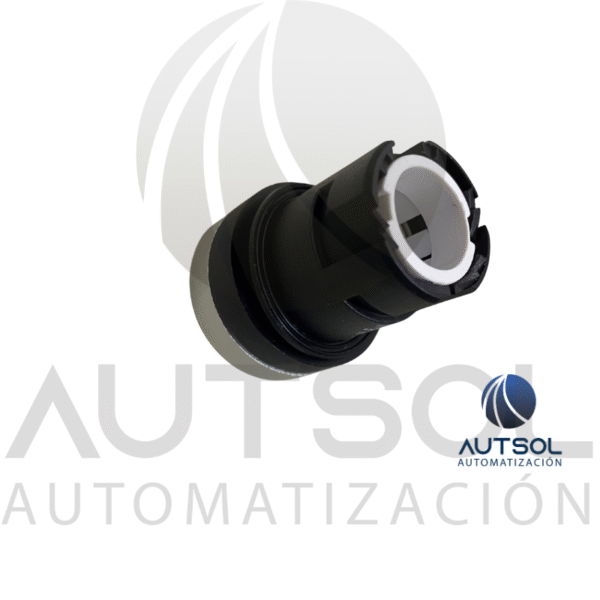 Actuador Pulsador Carlo Gavazzi PB22BF0G | Verde Rasante | Bisel Metálico Cromado 22mm | Cabeza Botón Marcha