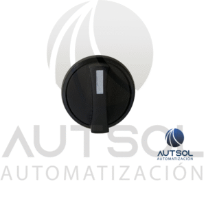 Selector Carlo Gavazzi 3 Posiciones PB22SSRS32K | Retorno Muelle Centro | Actuador Maneta Corta Negra 22mm
