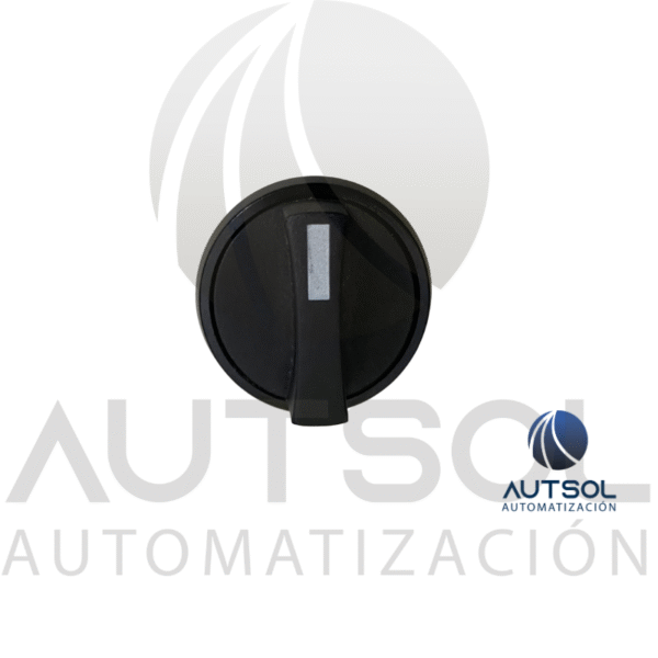 Selector Carlo Gavazzi 3 Posiciones PB22SSRS32K | Retorno Muelle Centro | Actuador Maneta Corta Negra 22mm