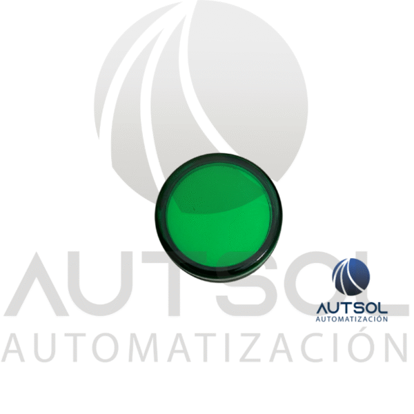 Luz Piloto LED Carlo Gavazzi PL22CLLG110 | Verde 110V AC/DC | Indicador 22mm Bisel Cromado Lente Baja