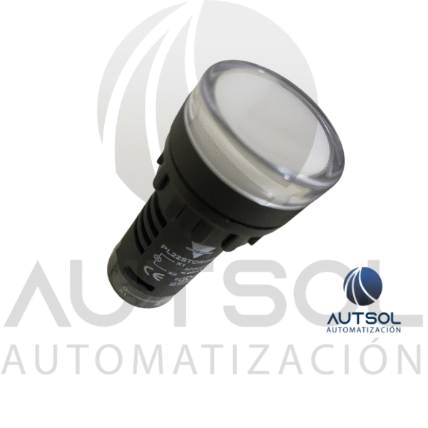 Luz Piloto LED Bicolor Carlo Gavazzi PL22STCRG24 | Rojo/Verde 24V AC/DC | Indicador 22mm Lente Dentada