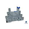 Zócalo Carlo Gavazzi ZRLS12NA | Base Riel DIN para Relé Slim RSLM | 6A 250V | Terminal de Tornillo