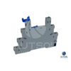 Zócalo Carlo Gavazzi ZRLS12NA | Base Riel DIN para Relé Slim RSLM | 6A 250V | Terminal de Tornillo