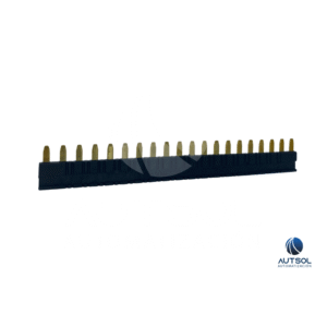 Puente de Conexión Carlo Gavazzi ZRLSBB | Peine 16 Polos para Zócalo Relé Slim ZRLS | Jumper Azul