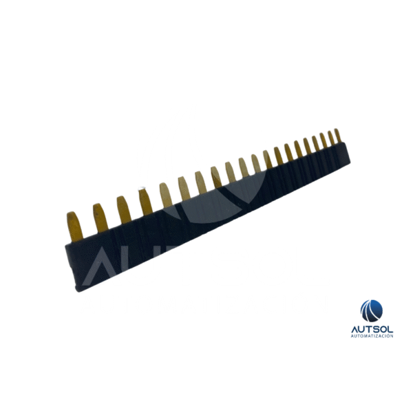 Puente de Conexión Carlo Gavazzi ZRLSBB | Peine 16 Polos para Zócalo Relé Slim ZRLS | Jumper Azul