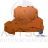 Tapa Final Wago 2002-2292 | Placa Cierre Naranja | Para Clema Doble Piso 2.5mm² (Serie 2002)